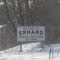 Erhard, MN welcome sign