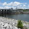 Below dam