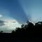 Sun peeking