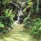 Tropical plants and a waterfall, JUNE CONTEST