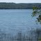 Blue water in Lime Lake