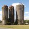 Old Silos in Level Cross, NC----st