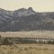 Contrasting Rugged Mountain Background, Semi - Desert Foreground Near Helena Montana Jan '13