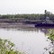 Barge on Missouri River