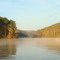 Callaway Lake early morning fog