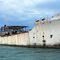 The San Pasqual. The concrete ship that was once an oil tanker,molasse ship tank, prison,and flotting hotel. (Cayo Las Brujas, Cuba)