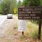 Dru Barner Equestrian Campground signpost on Wentworth Springs Road, Eldorado National Forest