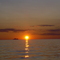 Sun rise at Isla Pelicano, Sea of Cortez. Sailing South from Dog Bay, Isla Tiburone