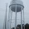 Water tower.