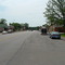 looking down "main street" wahkon, mn, usa