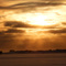 Ice Fishing Sunset, Mille Lacs Lake