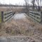 Abandoned bridge and boardwalk in Fort Snelling State Park