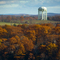 South Hadley water tower from I-91 overlook in Holyoke