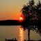 Sunset at the China Lake.