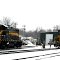 Adrian and Blissfield Railroad GP-9s, Mason, Michigan, January 2013