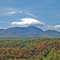 Mt. Pisgah with linticular clouds buiding