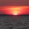 Sunset melting into the horizon