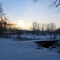 Snowy Sunrise at Cheeks Farm in Tusquittee Valley
