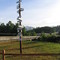 Mileage Signpost at The Market in Hayesville