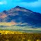 Desert Mountain in the Rain, Mojave Desert, CA