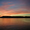 Sunset over Jordan Creek, near The Pungo River, North Carolina