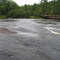 walking across the Kettle River above the falls