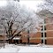 Brooks Library in frost and snow - 201301LJW