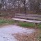 Homestead  Trail bench near Hickman Road