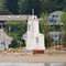 Dofflemyer Point Lighthouse at Boston Harbor.  This is one of the first lighthouses automated on Puget Sound.  The building is on the National Register of Historic Sites.