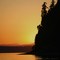 Sunset at Devils Head, entrance to Drayton Passage.  Almost every summer evening provides a spectacular sunset on Puget Sound.