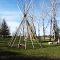 Farmer Bill's tipi poles
