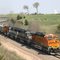 Empty coal train at Emerald, NE
