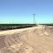 Farm road going south
