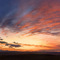 Sunset in the Gallatin Valley, viewed from Forswall Road