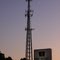 Cell phone tower at dusk