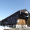 The covered bridge is being re-done.