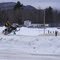 Snow-cross races at the Groveton speedway