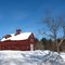 Red Barn in winter