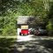 Trailer in driveway