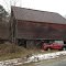 Barn with a tin roof.