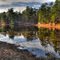 Deep Hollow Pond along the Batona Trail