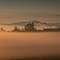 Thundorf im Morgennebel