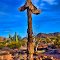 dead saguaro standing