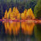 Lost Pond in the Moose River Recreation Area in Autum