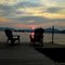A Typical Adirondack Scene-Adirondack Chairs on a Dock  -Fourth Lake- Inlet,NY-Adirondacks