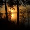 Sunrise on Fourth Lake behind the Northwoods Inn, route 28 - Adirondacks, NY
