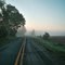 Foggy Sunrise over Lawton, Michigan.