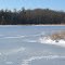Fish Lake viewed from public boat lauch. Well, a boat cannot launch now