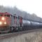 CN train 377 tank train near Ingleside