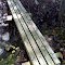 FLT M13 11.6 mi - Bridge over washout, 12' long, 4 4x4s, 4x4 sills, 3.5' to drainage
